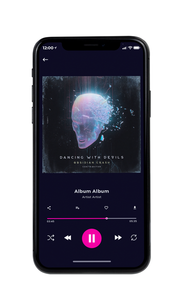 Tablet view of Premade Electronica & Ambient Album Cover - Shark #12096 | AlbumArtZone*
