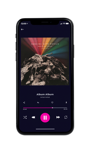Tablet view of Premade Electronica & Ambient Album Cover - Dune #12100 | AlbumArtZone*