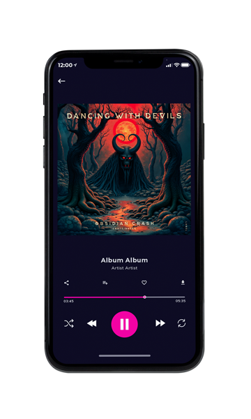 Tablet view of Premade Heavy Metal & Gothic Metal Album Cover - Chestnut Rose #12107 | AlbumArtZone*