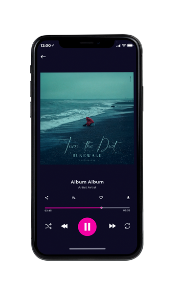 Tablet view of Premade Electronica & Ambient Album Cover - Big Stone #12129 | AlbumArtZone*