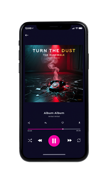 Tablet view of Premade Podcast Album Cover - Thunder #12149 | AlbumArtZone*