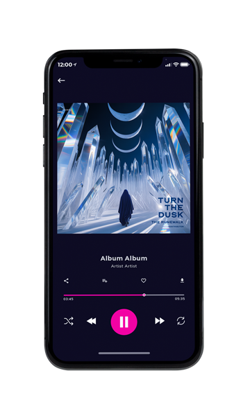 Tablet view of Premade Electronica & Ambient Album Cover - Wild Blue Yonder #12190 | AlbumArtZone*
