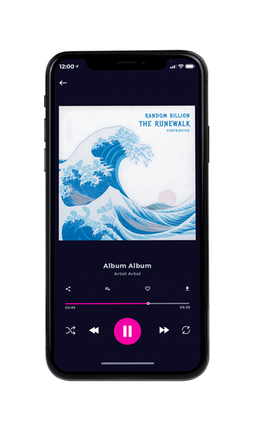 Tablet view of Premade Contemporary Music Album Cover - Boston Blue #12244 | AlbumArtZone*