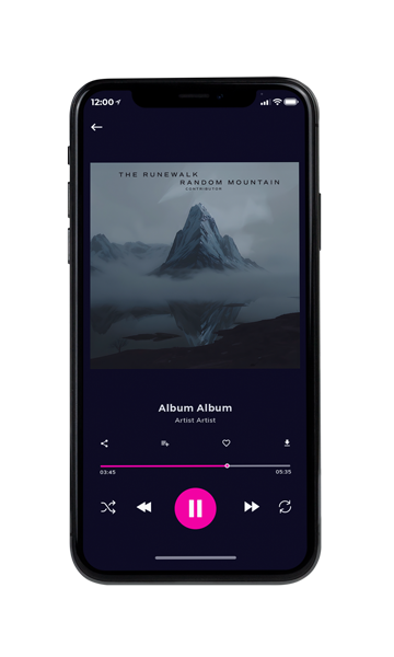 Tablet view of Premade Indie & Folk Music Album Cover - Nevada #12296 | AlbumArtZone*