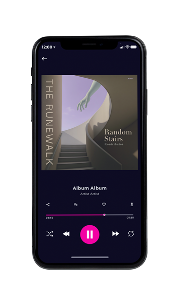 Tablet view of Premade Electronica & Ambient Album Cover - Fuscous Gray #12305 | AlbumArtZone*