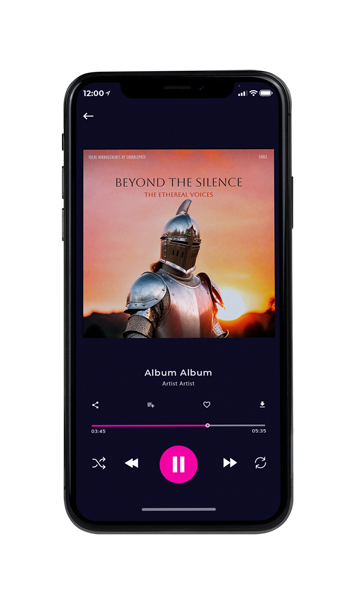 Tablet view of Premade Early Music Album Cover - My Pink #16016 | AlbumArtZone*