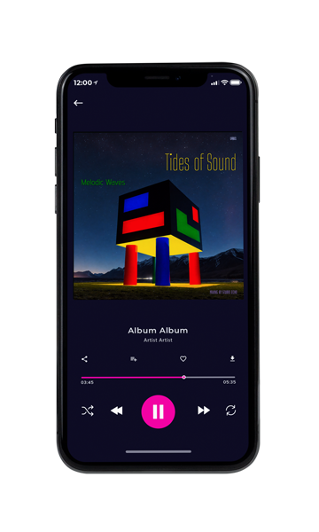 Tablet view of Premade Electronica & Ambient Album Cover - Mirage #16023 | AlbumArtZone*