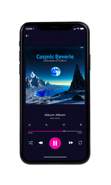 Tablet view of Premade Electronica & Ambient Album Cover - Firefly #16043 | AlbumArtZone*
