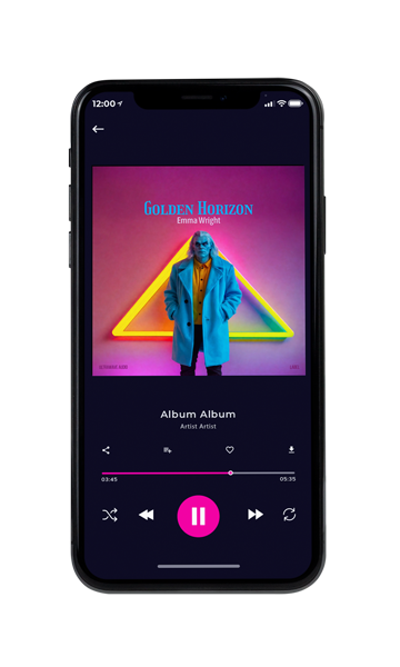 Tablet view of Premade Contemporary Music Album Cover - Cannon Pink #16121 | AlbumArtZone*