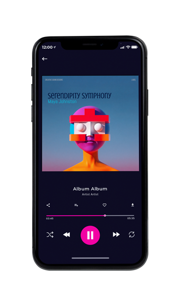 Tablet view of Premade Pop Album Cover - Kashmir Blue #16149 | AlbumArtZone*