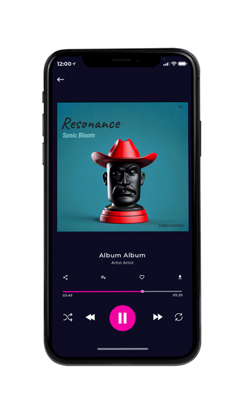 Tablet view of Premade Contemporary Music Album Cover - Bismark #16152 | AlbumArtZone*