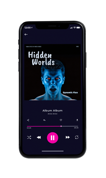 Tablet view of Premade Electronica & Ambient Album Cover - Polo Blue #16154 | AlbumArtZone*