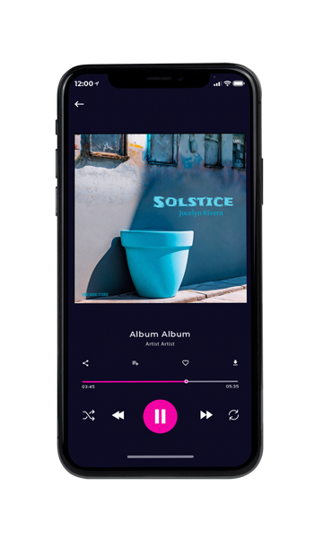 Tablet view of Premade Indie & Folk Music Album Cover - Ming #16160 | AlbumArtZone*