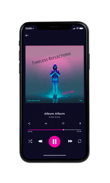 Tablet view of Premade Electronica & Ambient Album Cover - Comet #16201 | AlbumArtZone*