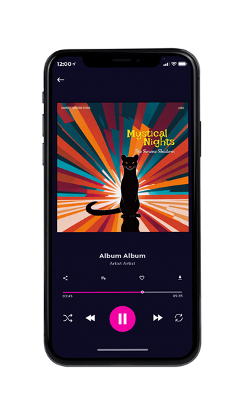 Tablet view of Premade Contemporary Music Album Cover - Big Stone #16205 | AlbumArtZone*