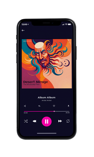 Tablet view of Premade Contemporary Music Album Cover - Terracotta #16214 | AlbumArtZone*