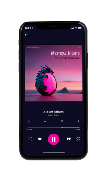 Tablet view of Premade Electronica & Ambient Album Cover - Cannon Pink #16227 | AlbumArtZone*