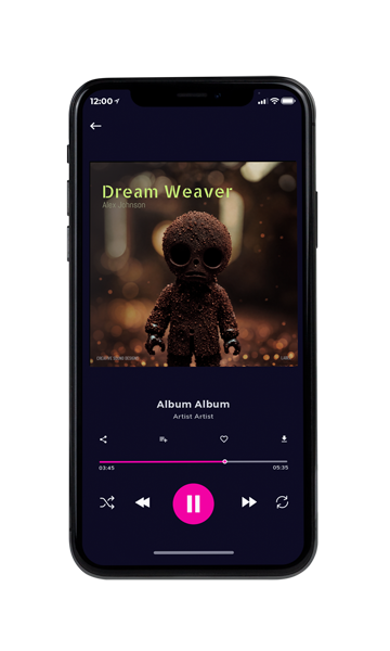 Tablet view of Premade Electronica & Ambient Album Cover - Oil #16229 | AlbumArtZone*
