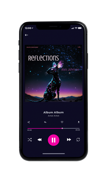 Tablet view of Premade Electronica & Ambient Album Cover - Vulcan #16249 | AlbumArtZone*