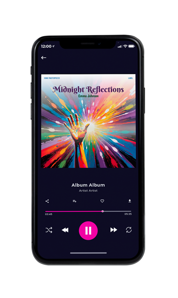 Tablet view of Premade Contemporary Music Album Cover - Clam Shell #16257 | AlbumArtZone*