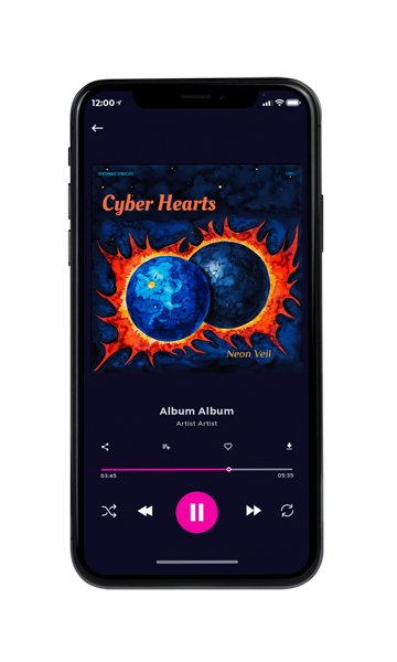Tablet view of Premade Pop Album Cover - Flame Pea #16263 | AlbumArtZone*