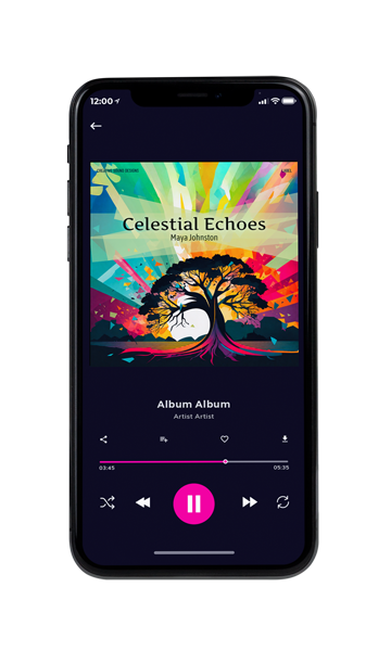 Tablet view of Premade Electronica & Ambient Album Cover - Big Stone #16274 | AlbumArtZone*