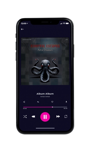 Tablet view of Premade Contemporary Music Album Cover - Shark #16278 | AlbumArtZone*