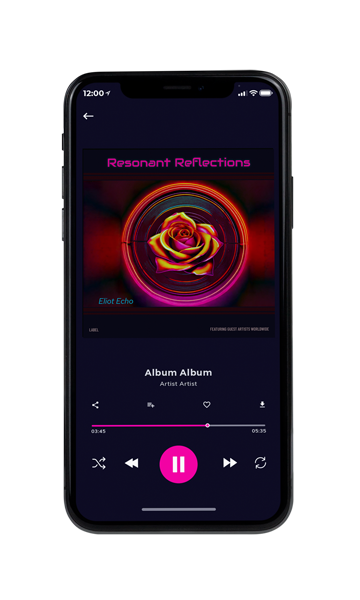 Tablet view of Premade Contemporary Music Album Cover - Coffee Bean #16280 | AlbumArtZone*
