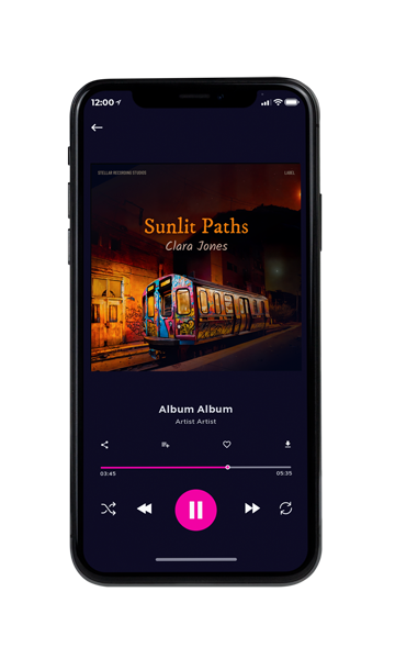 Tablet view of Premade EDM, House & Dub Album Cover - Night Rider #16282 | AlbumArtZone*