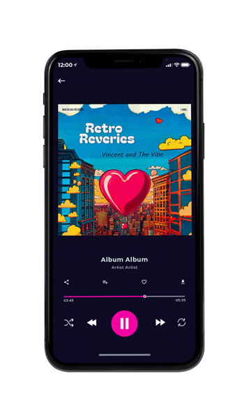 Tablet view of Premade Pop Album Cover - Blue Chill #16283 | AlbumArtZone*