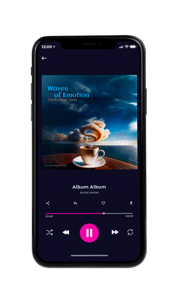 Tablet view of Premade Electronica & Ambient Album Cover - Big Stone #16287 | AlbumArtZone*
