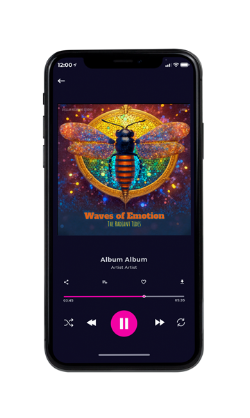 Tablet view of Premade Podcast Book Cover - Blackcurrant #16323 | AlbumArtZone*