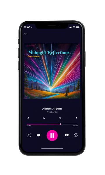 Tablet view of Premade Electronica & Ambient Album Cover - Ebony Clay #16324 | AlbumArtZone*