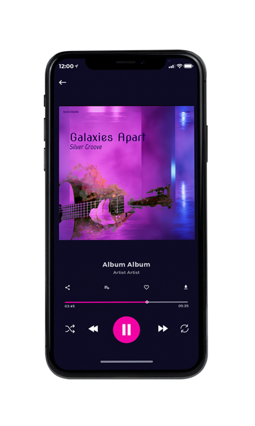 Tablet view of Premade Indie & Folk Music Album Cover - Vivid Violet #16349 | AlbumArtZone*