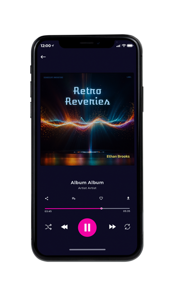 Tablet view of Premade Electronica & Ambient Album Cover - Cinder #16373 | AlbumArtZone*
