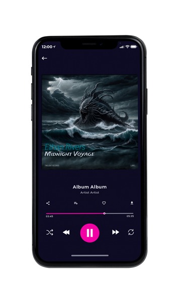 Tablet view of Premade Electronica & Ambient Album Cover - Outer Space #16379 | AlbumArtZone*