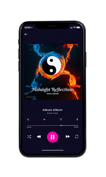 Tablet view of Premade Electronica & Ambient Album Cover - Raw Sienna #16390 | AlbumArtZone*