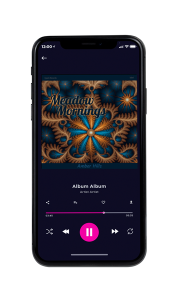 Tablet view of Premade Contemporary Music Album Cover - Mirage #16423 | AlbumArtZone*