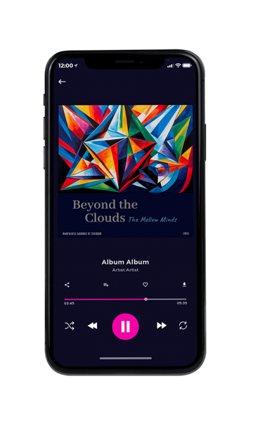 Tablet view of Premade Contemporary Music Album Cover - Ebony #16424 | AlbumArtZone*