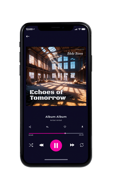 Tablet view of Premade Electronica & Ambient Album Cover - Akaroa #16431 | AlbumArtZone*