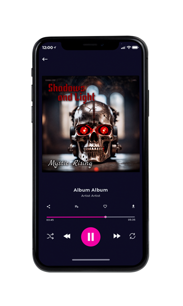 Tablet view of Premade Heavy Metal & Gothic Metal Album Cover - Thunder #16437 | AlbumArtZone*