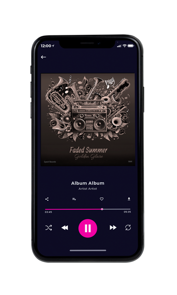 Tablet view of Premade Traditional Jazz & Blues Album Cover - Cocoa Brown #16446 | AlbumArtZone*