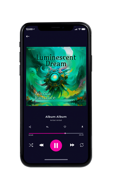 Tablet view of Premade Electronica & Ambient Album Cover - Sea Green #16459 | AlbumArtZone*