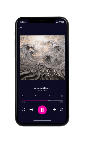Tablet view of Premade Electronica & Ambient Album Cover - Nomad #16498 | AlbumArtZone*