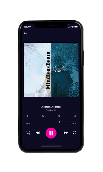 Tablet view of Premade Contemporary Music Album Cover - Blue Dianne #16531 | AlbumArtZone*
