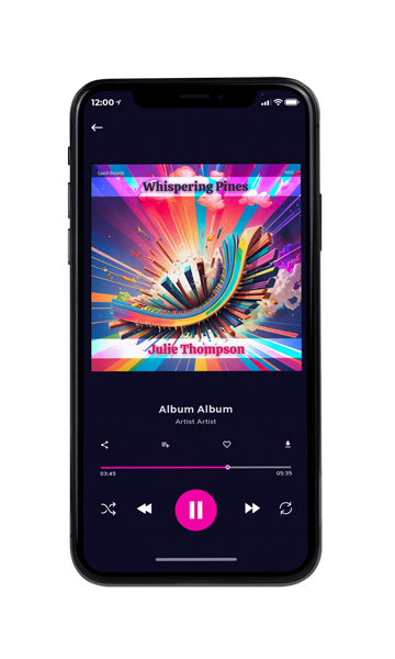 Tablet view of Premade Electronica & Ambient Album Cover - Turkish Rose #16540 | AlbumArtZone*