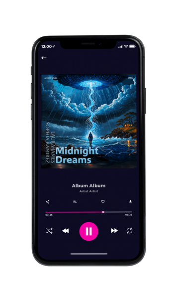 Tablet view of Premade Electronica & Ambient Album Cover - Big Stone #16584 | AlbumArtZone*