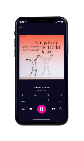 Tablet view of Premade Contemporary Music Album Cover - Oyster Pink #16626 | AlbumArtZone*