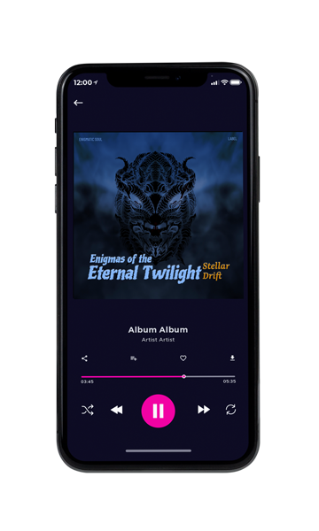 Tablet view of Premade Electronica & Ambient Album Cover - Mirage #16627 | AlbumArtZone*
