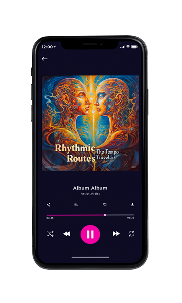 Tablet view of Premade Electronica & Ambient Album Cover - Ship Gray #16641 | AlbumArtZone*